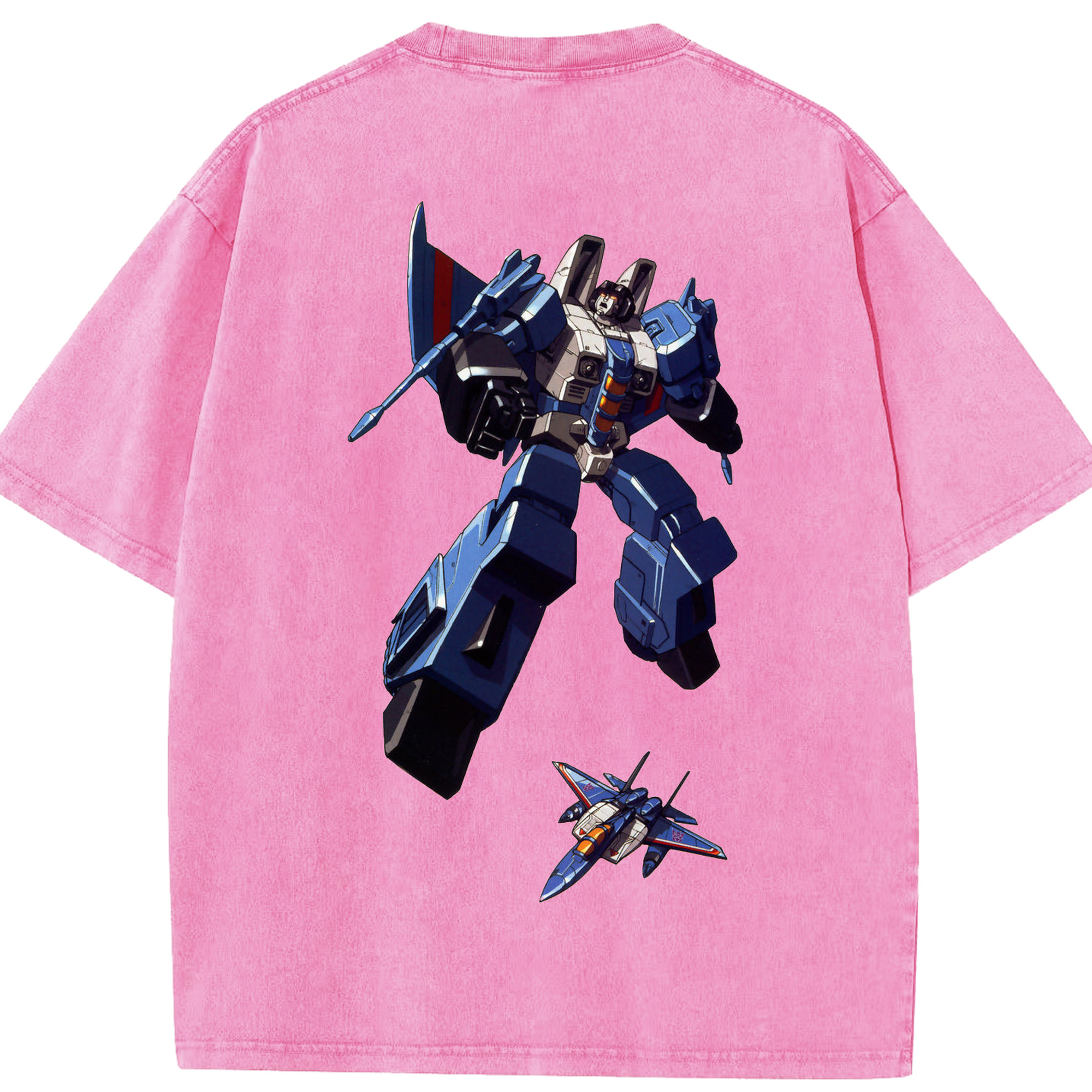 （画像用）  綿100% ヴィンテージ風 半袖Tシャツ（背面プリント）